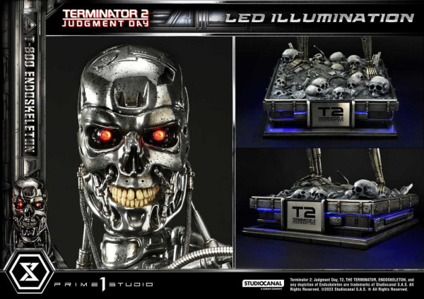 Terminator 2 Museum Masterline Series Statue 1/3 Judgment Day T800 Endoskeleton 74 cm 3