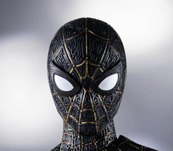 Spider-Man: No Way Home S.H. Figuarts Action Figure Spider-Man Black & Gold Suit (Special Set) 15 cm