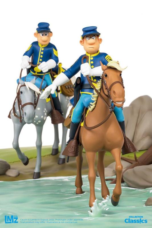 The Bluecoats: Chesterfield and Blutch 23 cm Collection Statue  - LMZ Collectibles