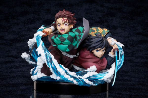 Demon Slayer: Kimetsu no Yaiba PVC Statue Tanjiro & Giyuu 13 cm 1