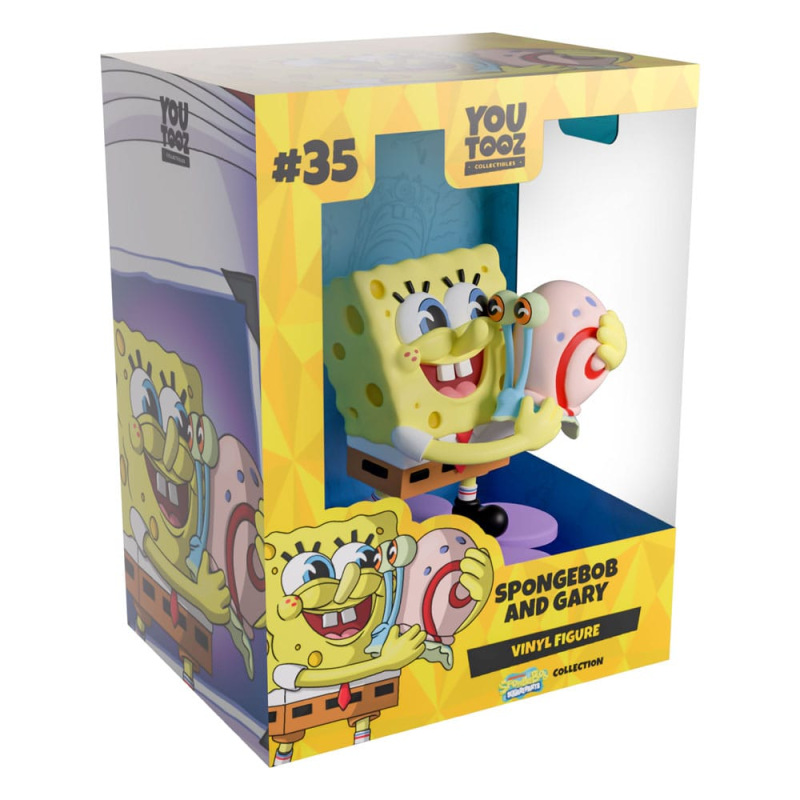 SpongeBob SquarePants Vinyl Figure Spongebob & Gary 9 cm 1
