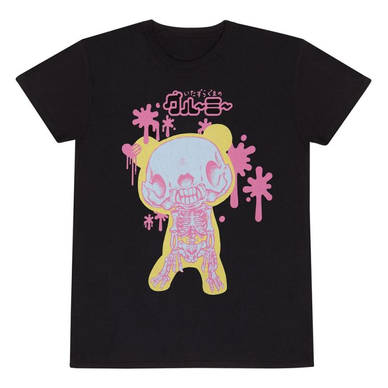 Gloomy Bear T-Shirt Painted Skeleton Size M