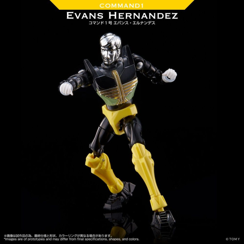 Microman Legacy Soul Action Figure Command 1 Evans Hernandez 4