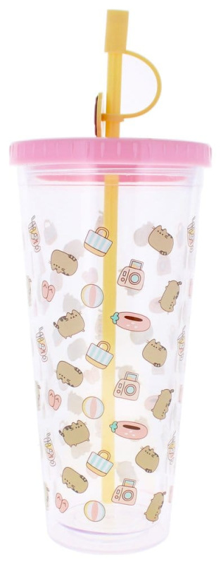Pusheen Tumbler with Straw 700 ml 1