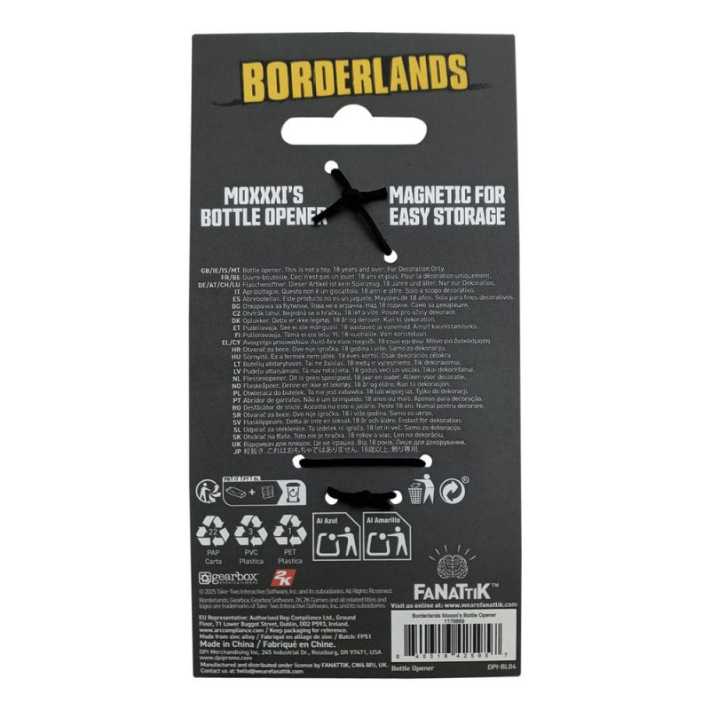 Borderlands Bottle Opener Mad Moxxi 2