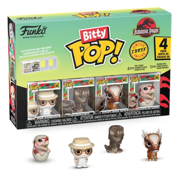 Jurassic Park Bitty POP! Vinyl Figure 4-Pack Series 2 2,5 cm 3