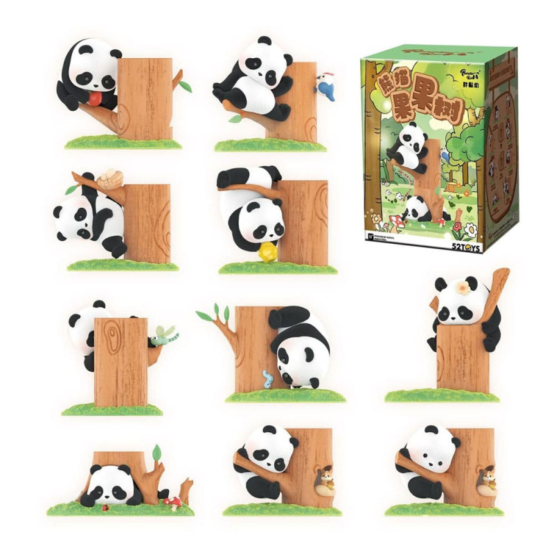 Panda Roll Blind Box Figures Assortment Fruit Tree Climbing 7 cm (8)