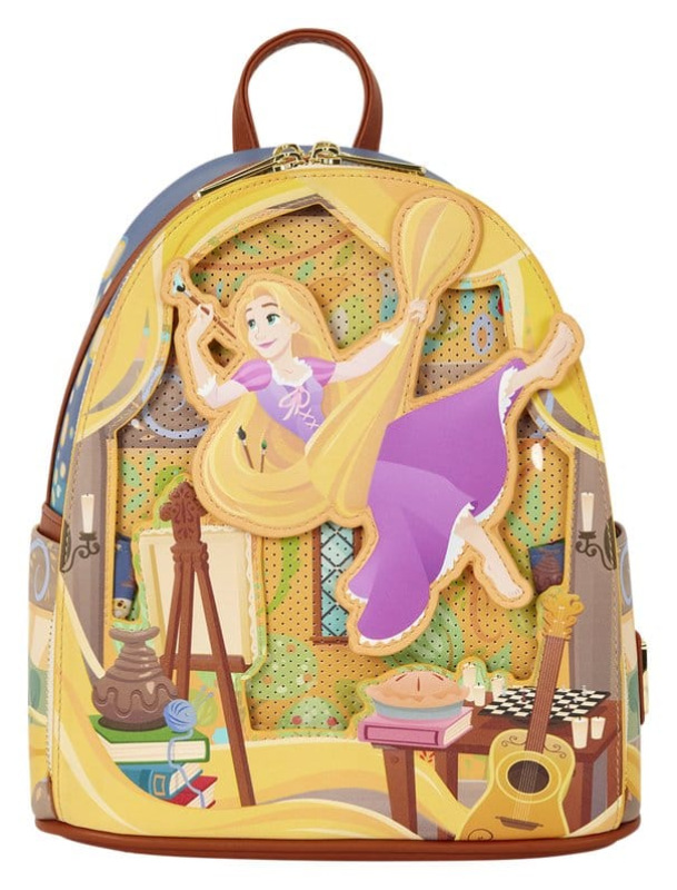 Tangled by Loungefly Mini Backpack Rapunzel Painting 7