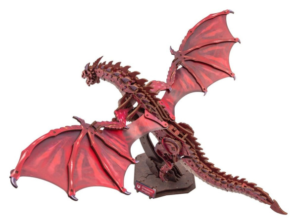 Ugears 3D Wooden Model Kit Firestorm Dragon 43 cm 9