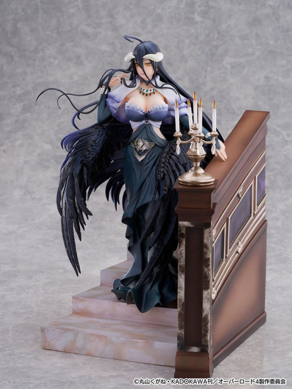 Overlord SHIBUYA SCRAMBLE FIGURE PVC Statue 1/7 Albedo Jet Black Dress Ver. 28 cm 3