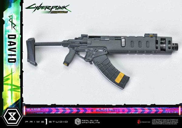 Cyberpunk: Edgerunners Real Elite Masterline Series Statue 1/4 David Deluxe Bonus Version 58 cm 5