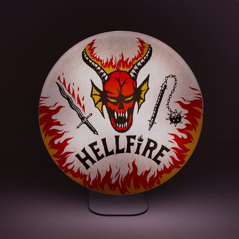 Stranger Things Lamp Hellfire Club Logo 20 cm