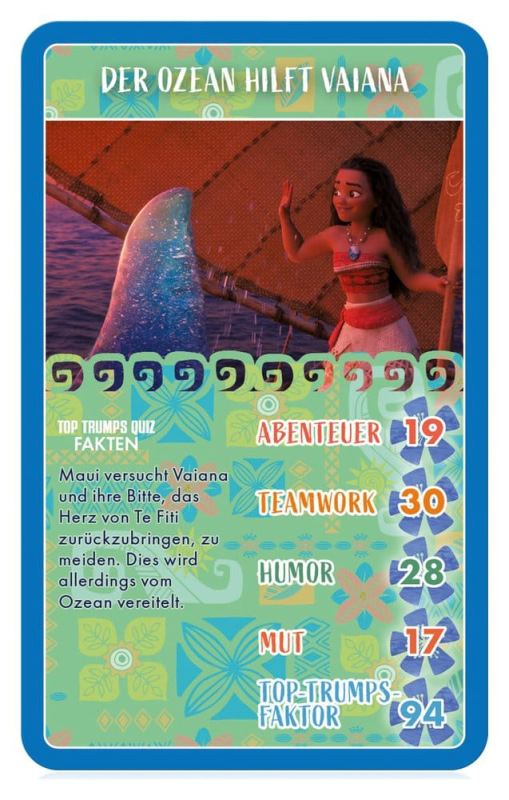 Moana Card Game Top Trumps *German Version* 3