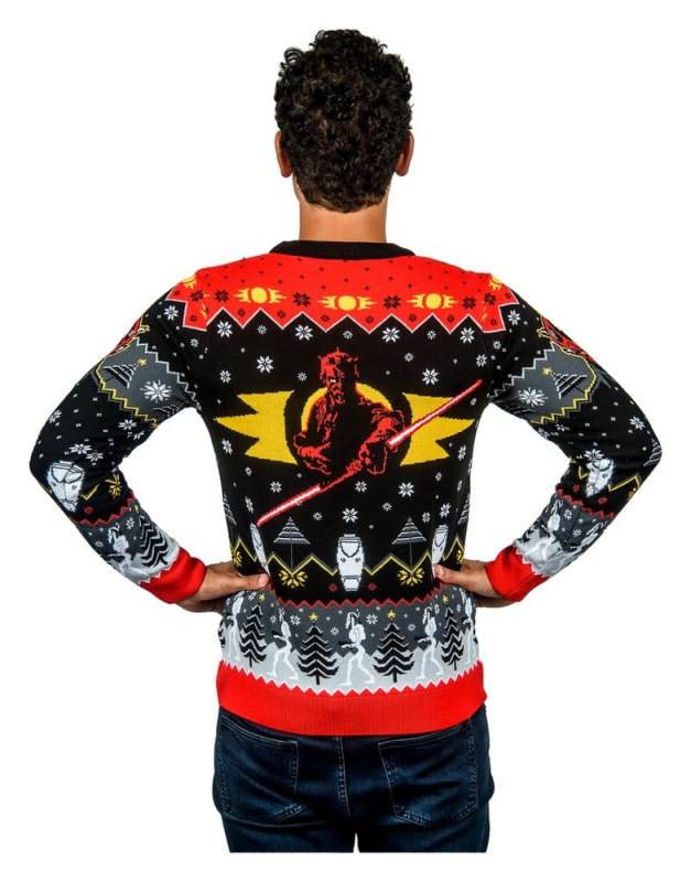 Star Wars Christmas Sweater Sith Size L 4