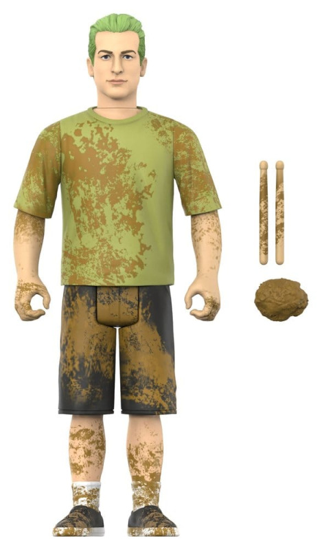 Green Day ReAction Action Figure Wave 01 Tré Cool (Mud Fight) 1