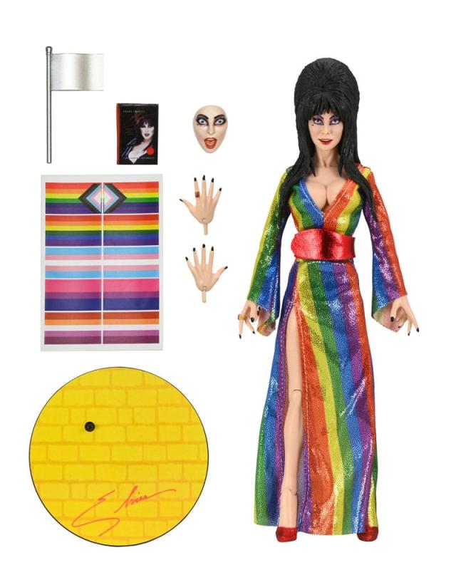 Elvira, Mistress of the Dark Clothed Action Figure Over the Rainbow Elvira 20 cm 5