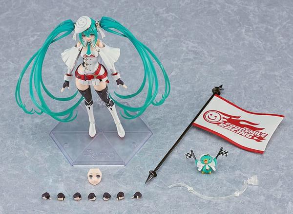 Hatsune Miku GT Project Figma Action Figure Racing Miku 2023 Ver. 15 cm