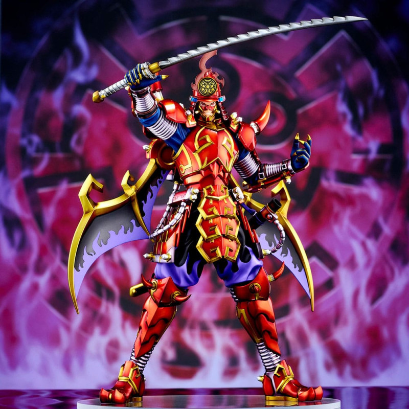 Yu-Gi-Oh! Monster Figure Collection Statue PVC Legendary Six Samurai Shi En 35 cm 1