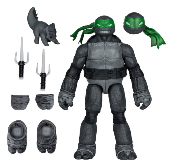 Teenage Mutant Ninja Turtles Page Punchers Action Figure (Black White & Green) (Red Platinum Edition 3