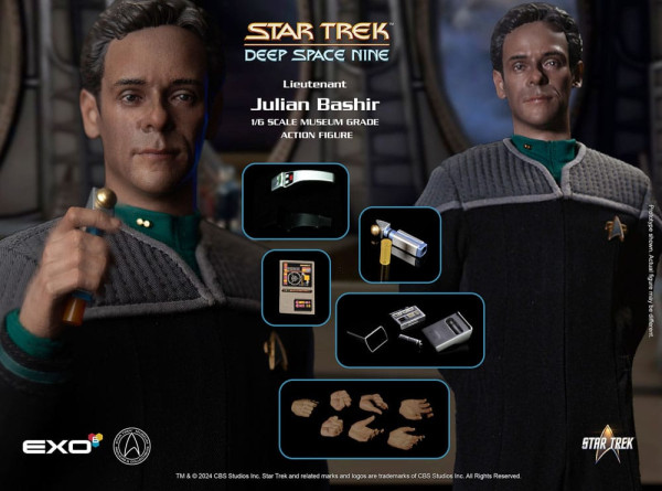 Star Trek: Deep Space Nine Action Figure 1/6 Dr. Julian Bashir 30 cm 10
