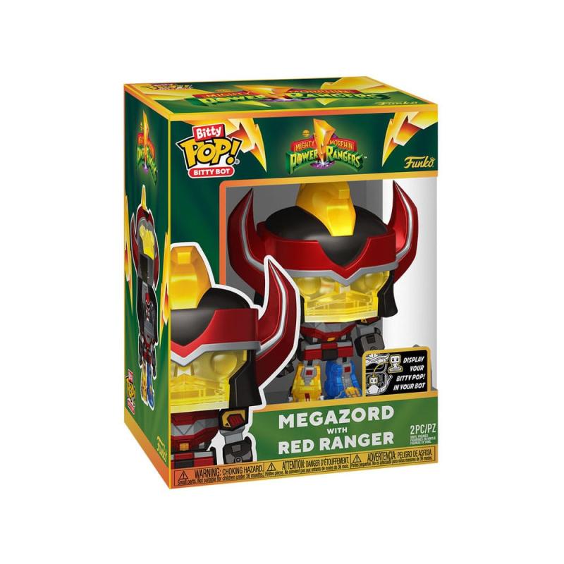 Mighty Morphin Power Rangers Bitty POP! Bots Figure 4-Pack Megazord with Red Ranger2,5 cm 1