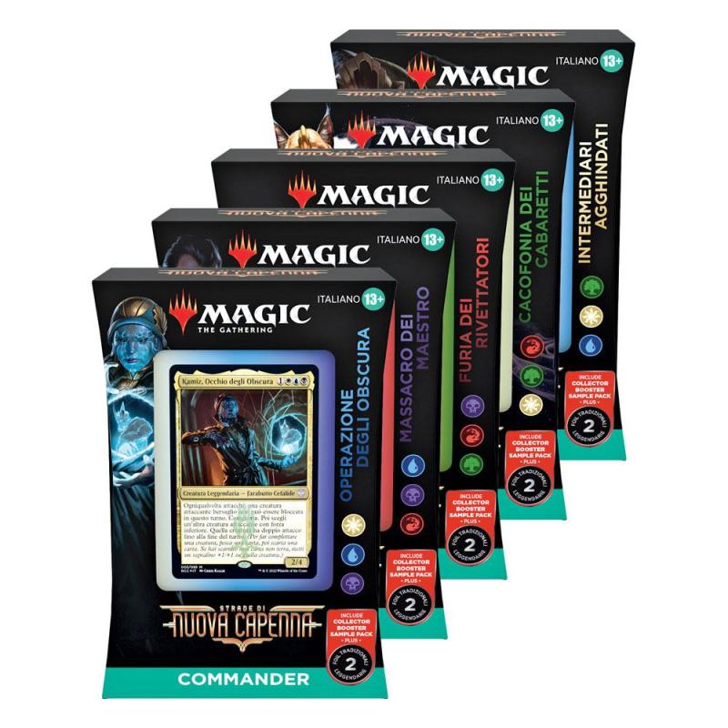 Magic the Gathering Strade di Nuova Capenna Commander Decks Display (5) italian