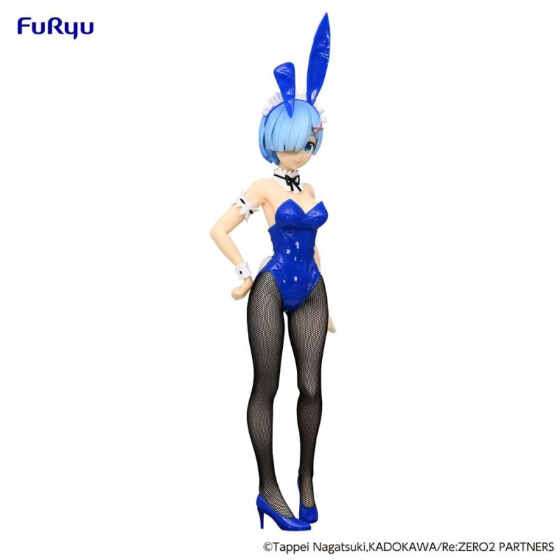 Re:Zero BiCute Bunnies PVC Statue Rem Blue Color Ver. 30 cm 7