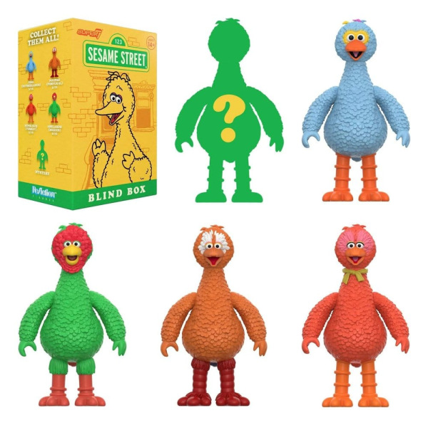 Sesame Street (Big Birds from Around the World) Action Figure Blind Box Wave 5 Display (12) 1