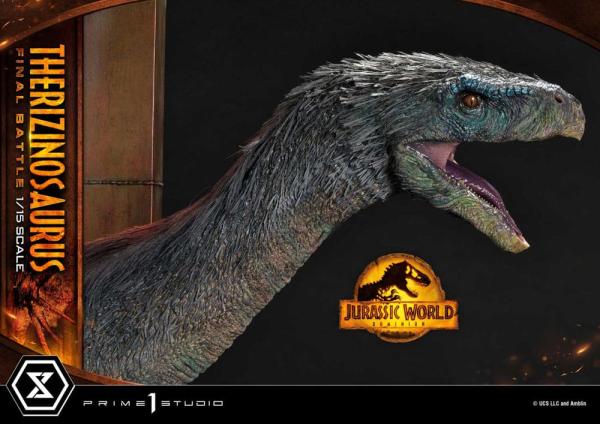 Jurassic World: Dominion Legacy Museum Collection Statue 1/15 Therizinosaurus Final Battle Regular V