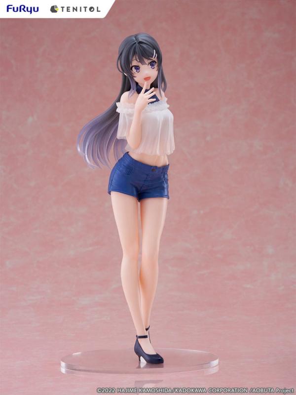 Rascal Does Not Dream of Bunny Girl Senpai Tenitol PVC Statue Mai Sakurajima 29 cm