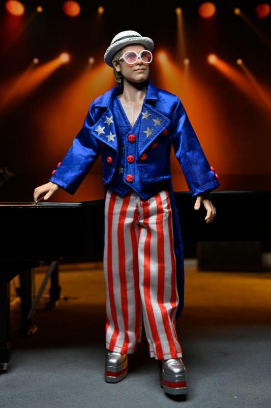 Elton John Live in '76 Deluxe Set 20 cm Clothed Action Figure - Neca