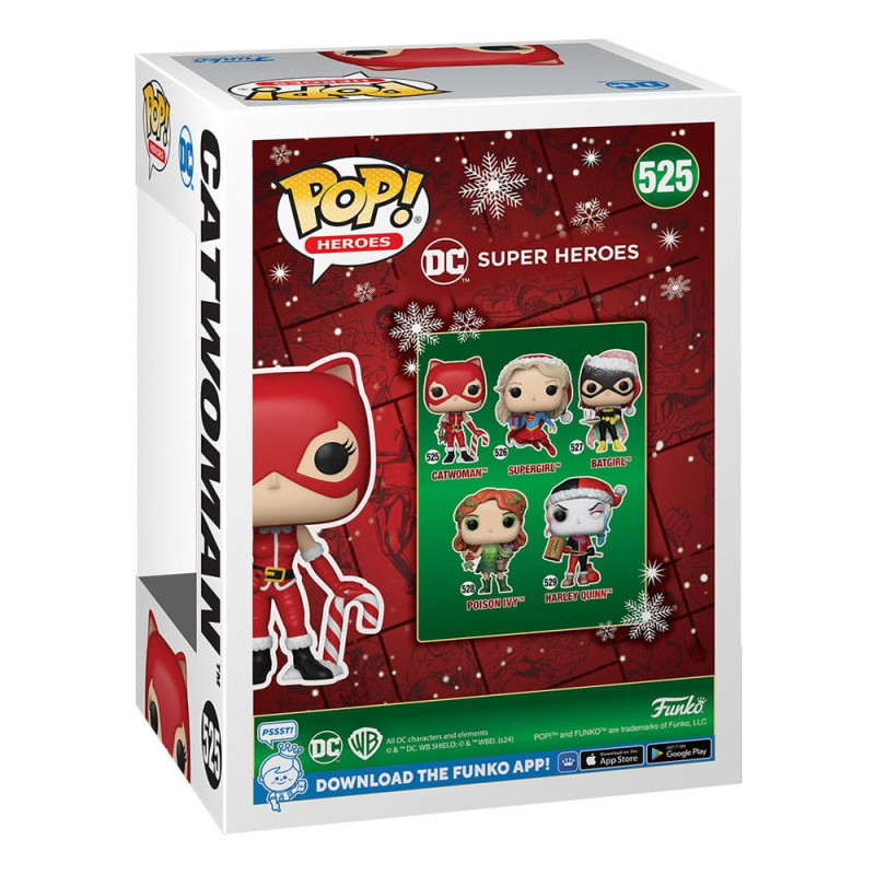 DC Comics POP! Heroes Vinyl Holiday '24- Catwoman 9 cm 2