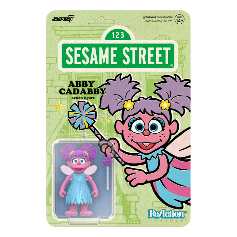 Sesame Street ReAction Action Figure Wave 05 Abby Cadabby 10 cm 1