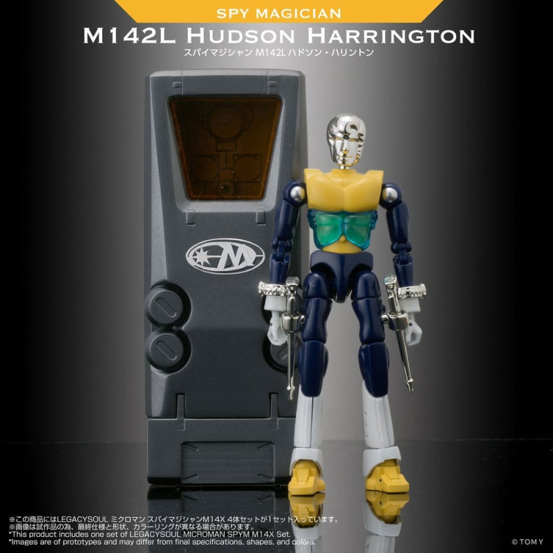 Microman Legacysoul Action Figures 4Pack SPYM M14X Set 8