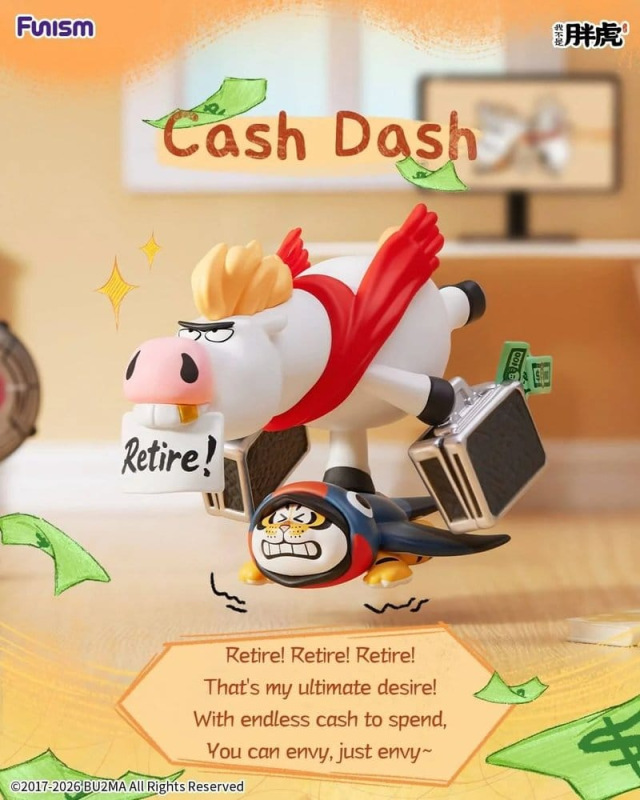 Alexander The Fat TigerBlind Box Mini Figures The Real Crazy Horse Display (8) 9