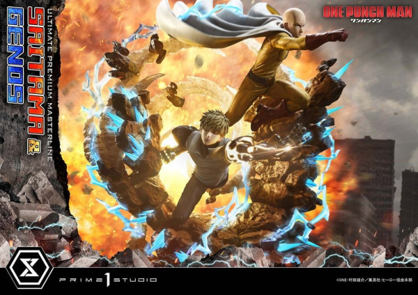 One-Punch Man Premium Masterline Series Statue 1/4 Saitama & Genos 73 cm 12