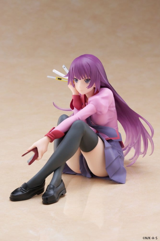 Monogatari PVC Statue Desktop Cute Figure Hitagi Senjougahara 13 cm 5