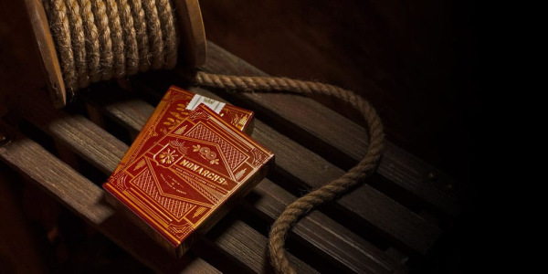Monarchs Playing Cards Red 5