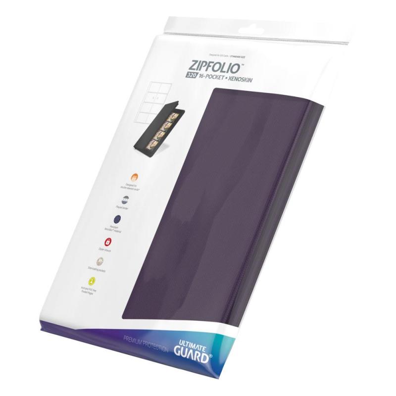 Ultimate Guard Zipfolio 320 - 16-Pocket XenoSkin Purple