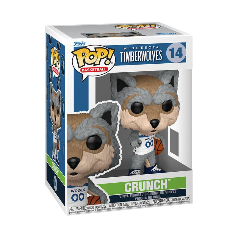 NBA Legends POP! Sports Vinyl Figure Mascots Wolves- Crunch The Wolf 9 cm 1