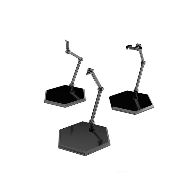 The Simple Stand Mini Nendoroid More for Mini Figures & Models Black Hex Type 3-Pack 8