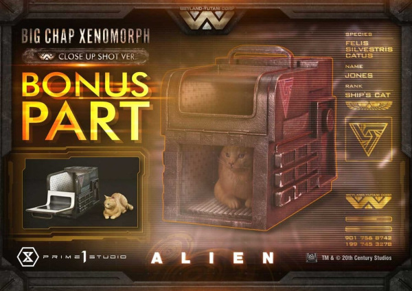 Alien (Film) Museum Masterline XL Statue 1/3 Big Chap Xenomorph Close Up Shot Ver. DX Bonus Version 2