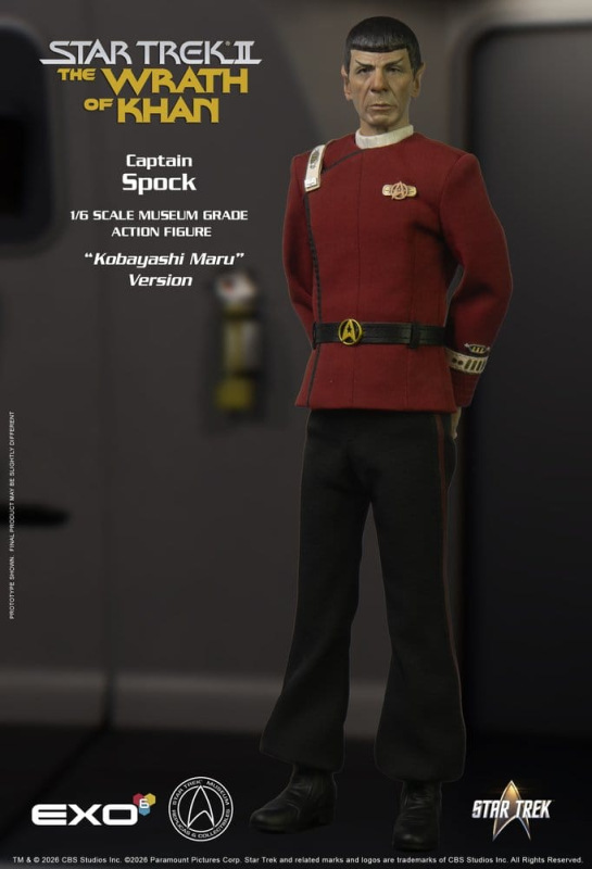 Star Trek: The Wrath of Khan Action Figure 1/6 Captain Spock Kobayashi Maru Version 30 cm 2