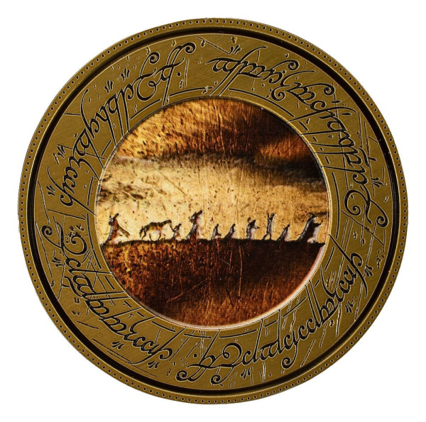 Lord of the Rings Coin with Display Stand The Fellowship