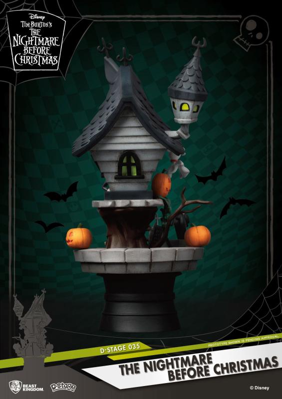 Nightmare before Christmas D-Stage PVC Diorama Jack's Haunted House 15 cm