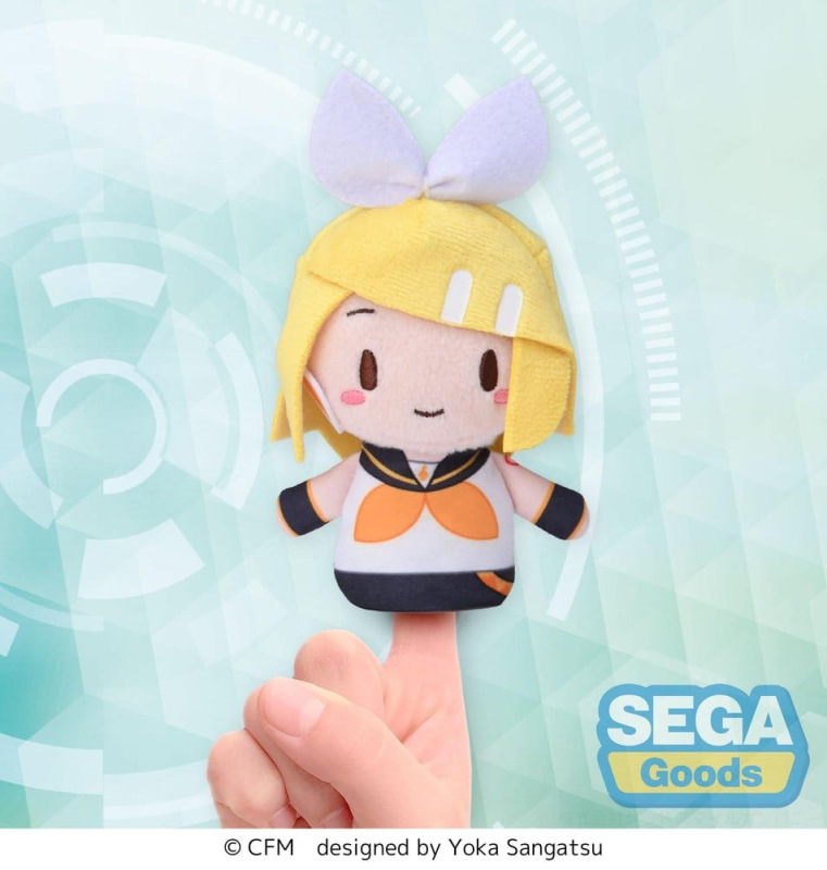Kagamine Rin & Len Fuwa Petit Plush Kagamine Rin Finger Mascot 10 cm 4