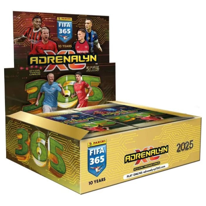 FIFA 365 Adrenalyn XL 2025 Trading Cards Flow Packs Display (24)