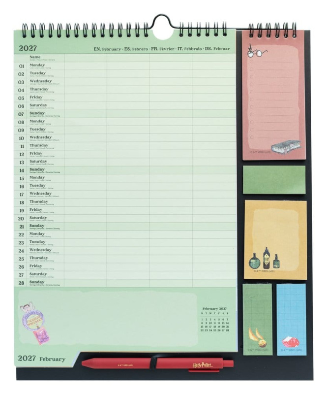 Harry Potter Wall Planner 2026/27 30 x 34 cm 2