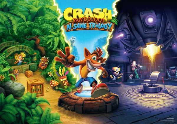 Crash Bandicoot N Sane Puzzle Triology (1000 pieces)