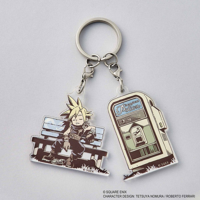Final Fantasy VII Rebirth Acrylic Keychain Napping Cloud